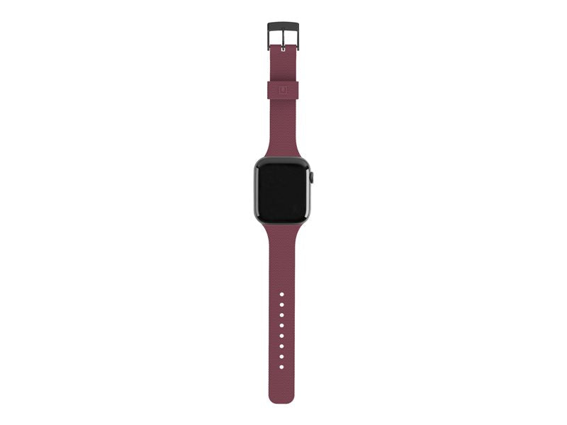 [U] Apple Watch Band 45mm/44mm/42mm, Series 7/6/5/4/3/2/1/SE - Aubergine Silicone - Smart Watch Watch Strap - Aubergine - for Apple Watch (42mm, 44mm )