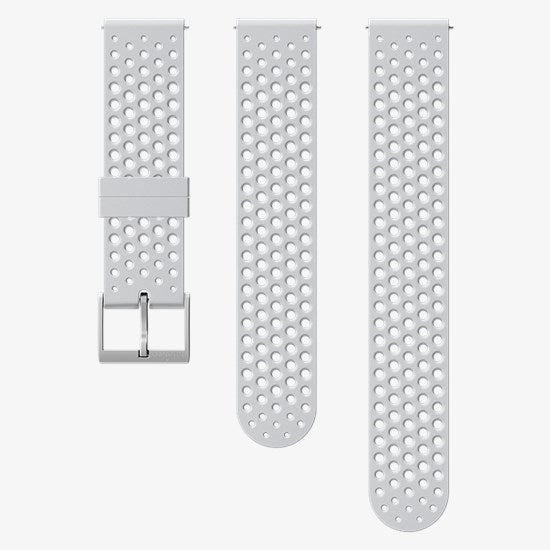 Suunto Athletic 1 - Bracelete de relógio para relógio inteligente - Small/Medium size - pebble white - para Suunto 3