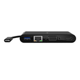 Belkin - Adaptador multipuerto - USB-C - VGA, HDMI - GigE