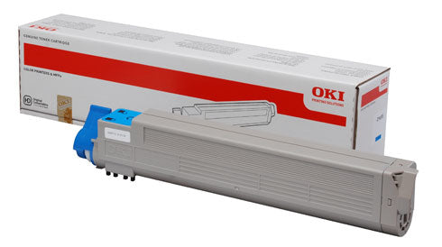 OKI - Cyan blue - original - toner cartridge - for C9655dn, 9655hdn, 9655hdtn, 9655n