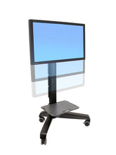 Ergotron Neo-Flex Mobile MediaCenter UHD - Cart - Patented Constant Force Technology - for flat panel - black - screen size: 50"-80"