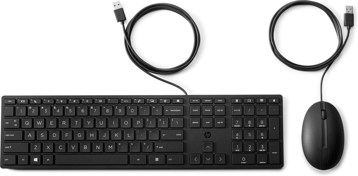 HP Desktop 320MK - Juego de teclado y mouse - Inglés - para HP 34, EliteBook 830 G6, Presence Small Space Solution con Microsoft Teams Rooms