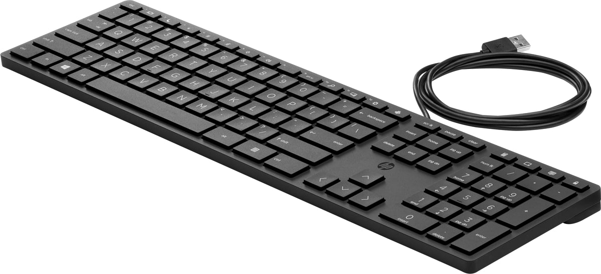 HP Desktop 320K - Keyboard - USB - English - for HP 34, EliteBook 830 G6, Pro Mobile Thin Client mt440 G3, ZBook 15u G6, 17 G6, Create G7