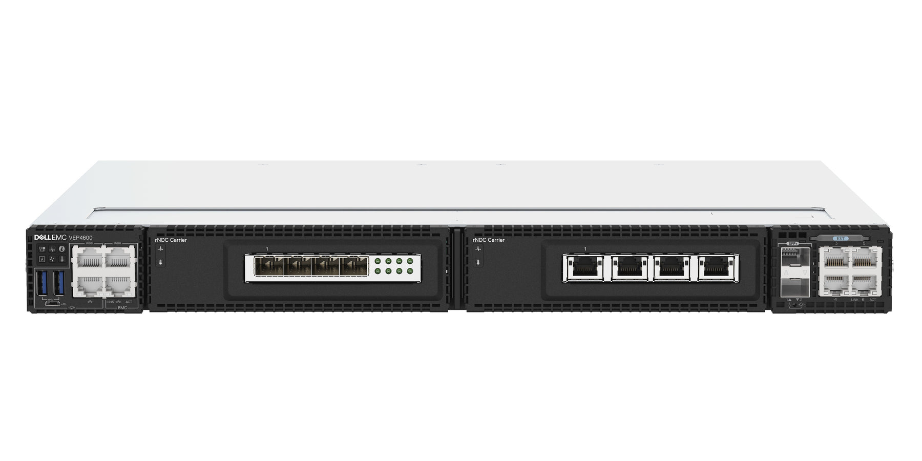 Dell Networking Virtual Edge Platform VEP4600 - Virtual Network Function Appliance (VNF) - 1 Year Parts Only Warranty - 10 GigE - 1U - Enclosure Mountable