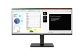 LG 34BN670-B - Monitor LED - 34" - 2560 x 1080 UWFHD @ 75 Hz - IPS - 500 cd/m² - 1000:1 - DisplayHDR 400 - 5 ms - 2xHDMI, DisplayPort - altifalantes - preto