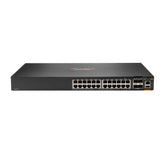 Conmutador HPE Aruba 6200F 24G 4SFP+ - Conmutador - L3 - Gestionado - 24 x 10/100/1000 + 4 x 1 Gigabit/10 Gigabit SFP+ - montaje en riel