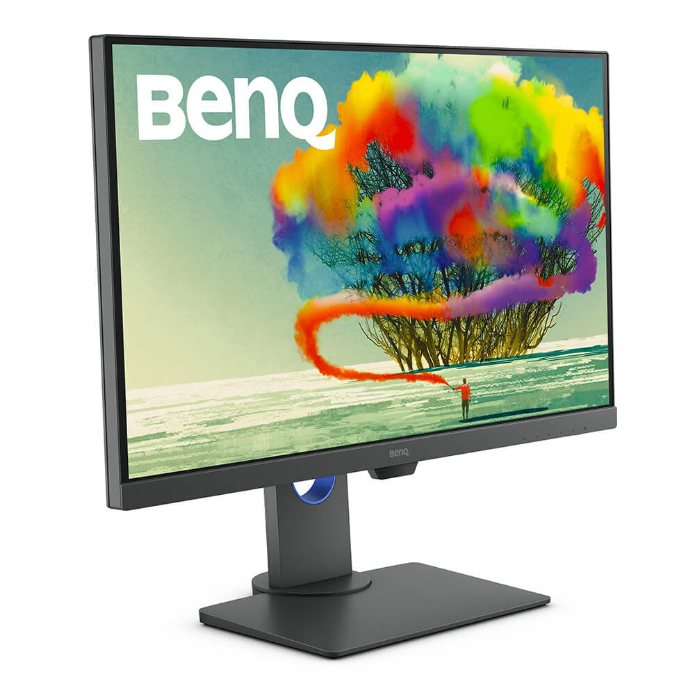 BenQ DesignVue PD2705Q - PD Series - LED monitor - 27" - 2560 x 1440 WQHD - IPS - 300 cd/m² - 1000:1 - HDR10 - 5 ms - HDMI, DisplayPort, USB-C - speakers - dark gray