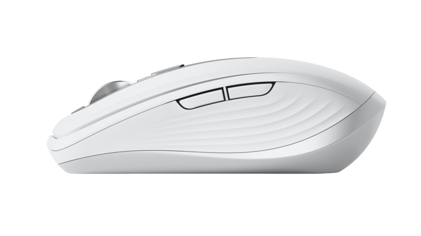 Logitech MX Anywhere 3 for Business - Mouse - Laser - 6 Buttons - Wireless - Bluetooth, 2.4GHz - Logitech Logi Bolt USB Receiver - Pale Gray