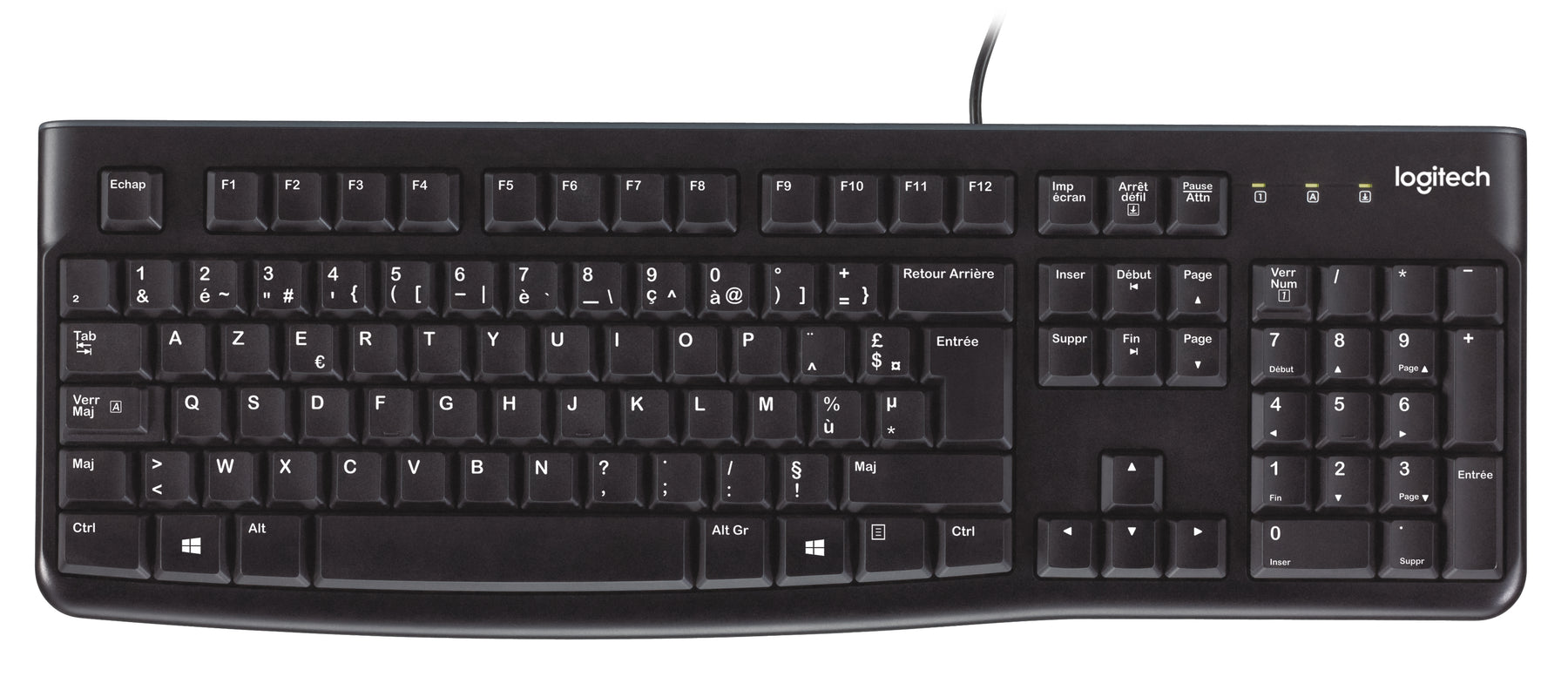 Logitech K120 - Teclado - USB - Bélgica