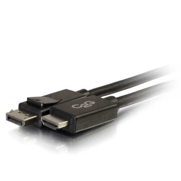 Cable adaptador DisplayPort a HDMI C2G de 15 pies - M/M - Cable adaptador - DisplayPort macho a HDMI macho - 4,57 m - Negro - Soporte 1080p