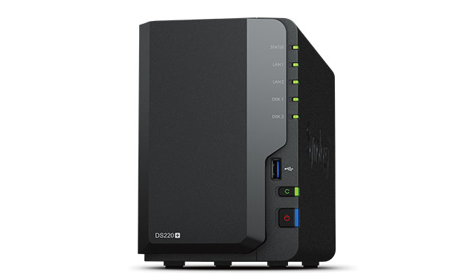 SYNOLOGY DS220+2BAY NAS 2.5GHZ DUALCORE CPU