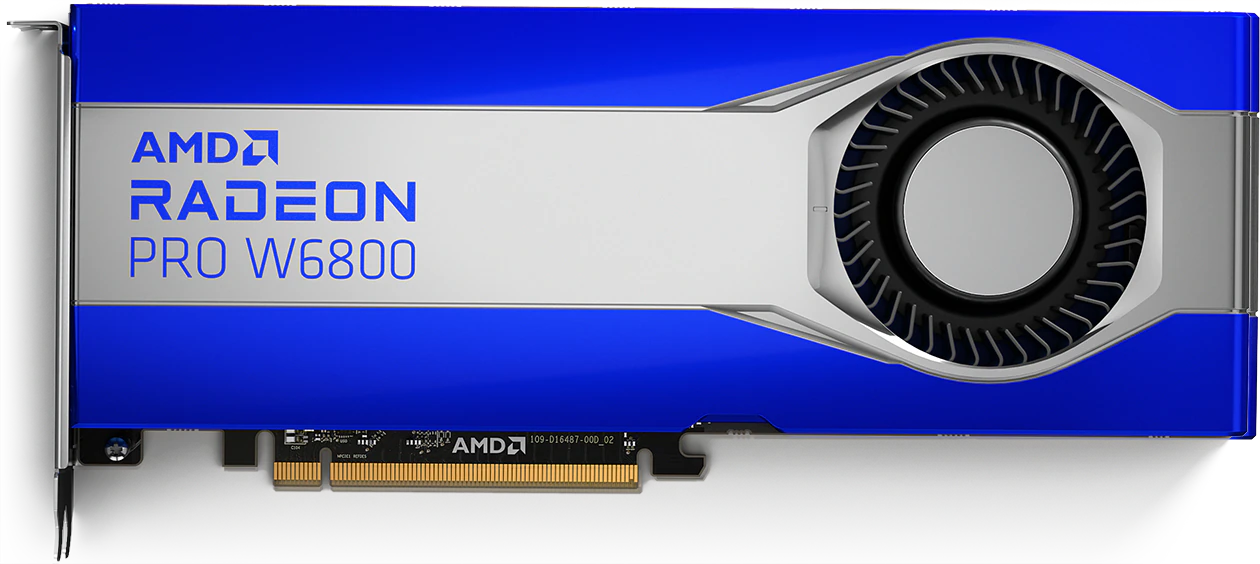 RADEON PRO W6800 32 GB GDDR6 CTLR