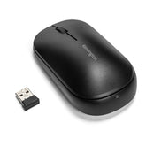 Kensington SureTrack Dual Wireless Mouse - Rato - óptico - 4 botões - sem fios - 2.4 GHz, Bluetooth 3.0, Bluetooth 5.0 LE - receptor sem fio USB - preto