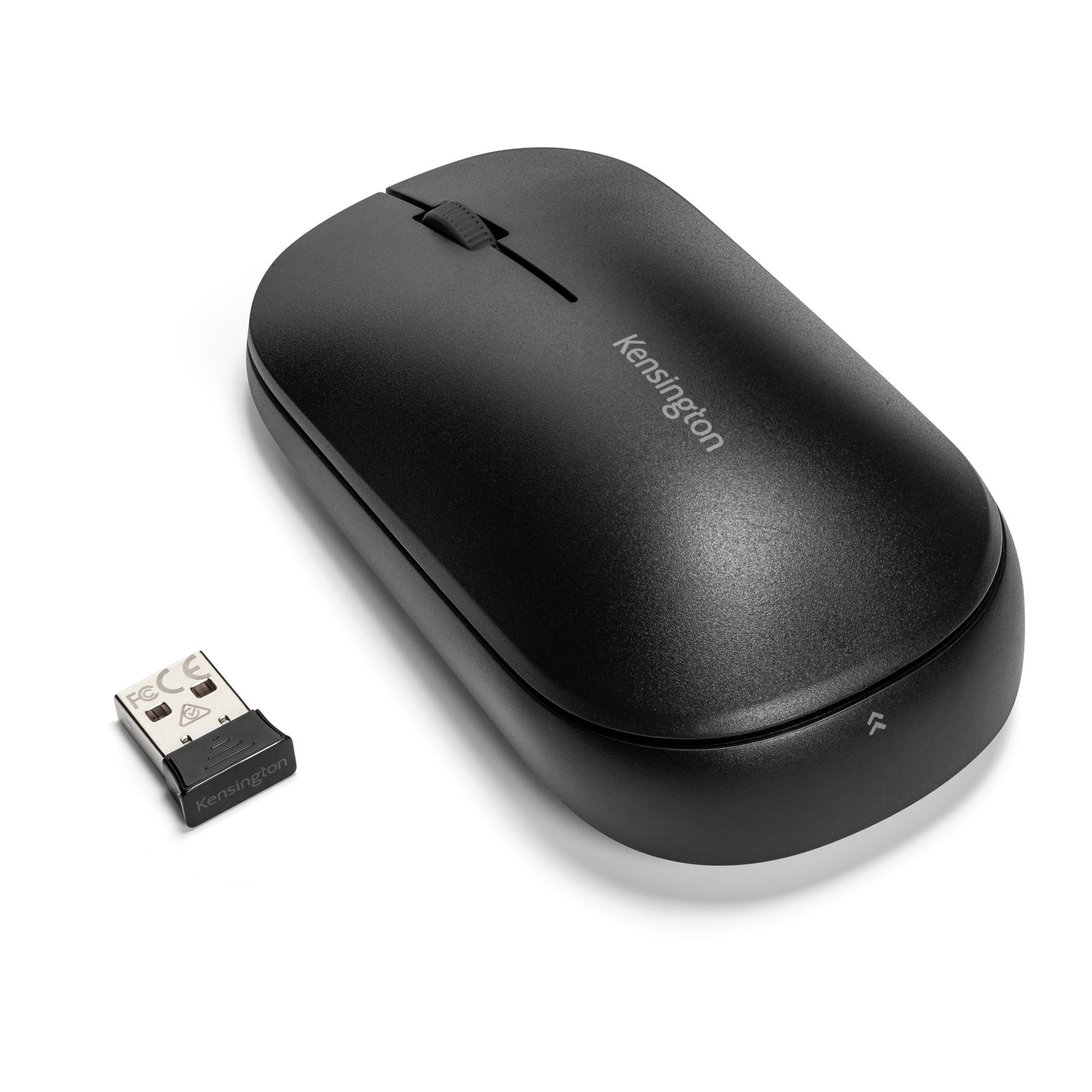 Kensington SureTrack Dual Wireless Mouse - Ratón - óptico - 4 botones - inalámbrico - 2.4GHz, Bluetooth 3.0, Bluetooth 5.0 LE - Receptor inalámbrico USB - negro