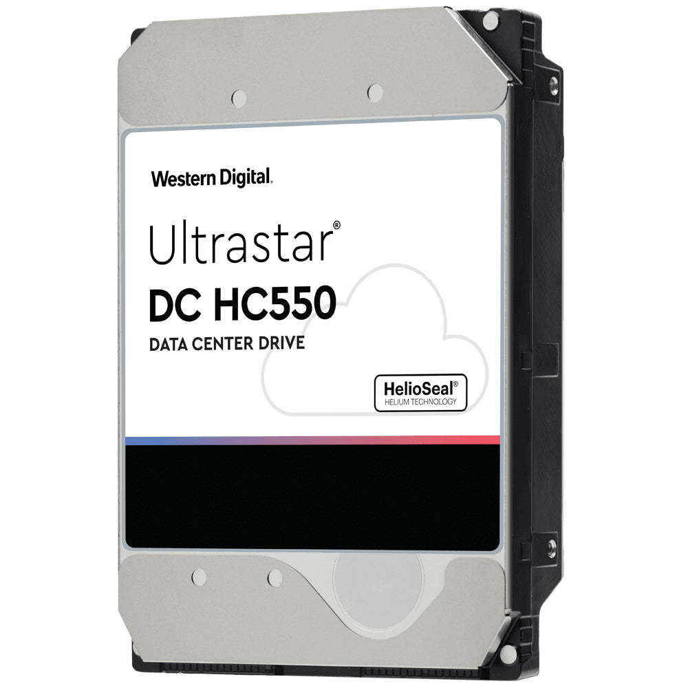 WD Ultrastar DC HC550 WUH721816ALE6L4 - Hard drive - 16 TB - internal - 3.5" - SATA 6Gb/s - 7200 rpm - buffer: 512 MB -