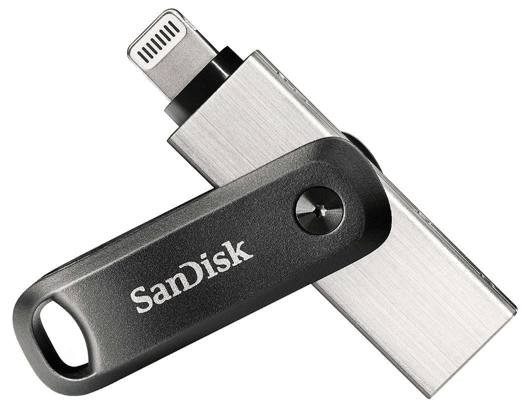 SanDisk iXpand Go - USB Flash Drive - 64 GB - USB 3.0 / Lightning - for Apple iPad/iPhone (Lightning)