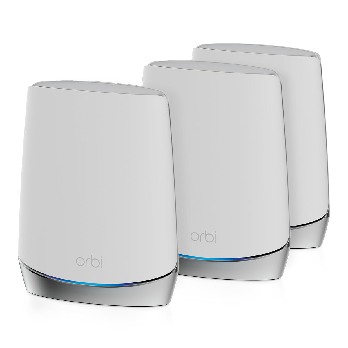 NETGEAR Orbi RBK753 - Sistema Wi-Fi (enrutador, 2 extensores) - hasta 5650 pies cuadrados - redes - GigE - 802.11a/b/g/n/ac/ax - Tribanda