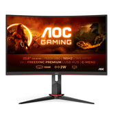 AOC Gaming C24G2U/BK - Monitor LED - gaming - 24" (23,8" visibles) - 1920 x 1080 Full HD (1080p) a 144 Hz - VA - 250 cd/m² - 1000:1 - 1 ms - 2xHDMI, VGA, DisplayPort - altavoces - negro