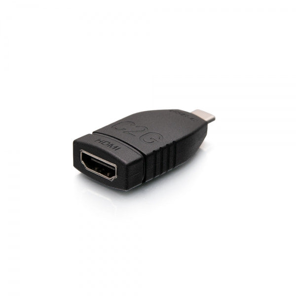 Adaptador C2G 4K USB C a HDMI - Adaptador de video - USB-C macho a HDMI hembra - Negro - Soporte 4K