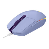 Logitech Gaming Mouse G203 LIGHTSYNC - Mouse - optical - 6 buttons - with cable - USB - lilac