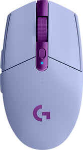 Logitech G G305 - Mouse - optical - 6 buttons - wireless - LIGHTSPEED - USB wireless receiver - lilac