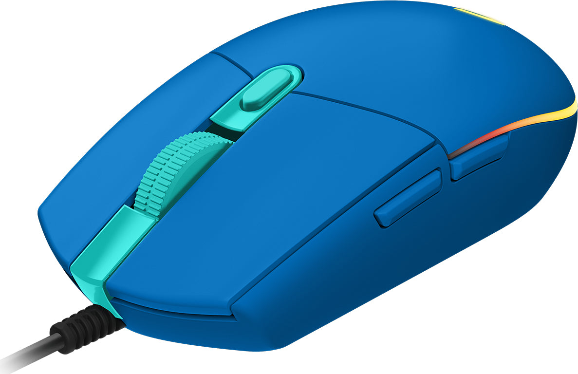 Logitech Gaming Mouse G102 LIGHTSYNC - Mouse - right - optical - 6 buttons - with cable - USB - blue