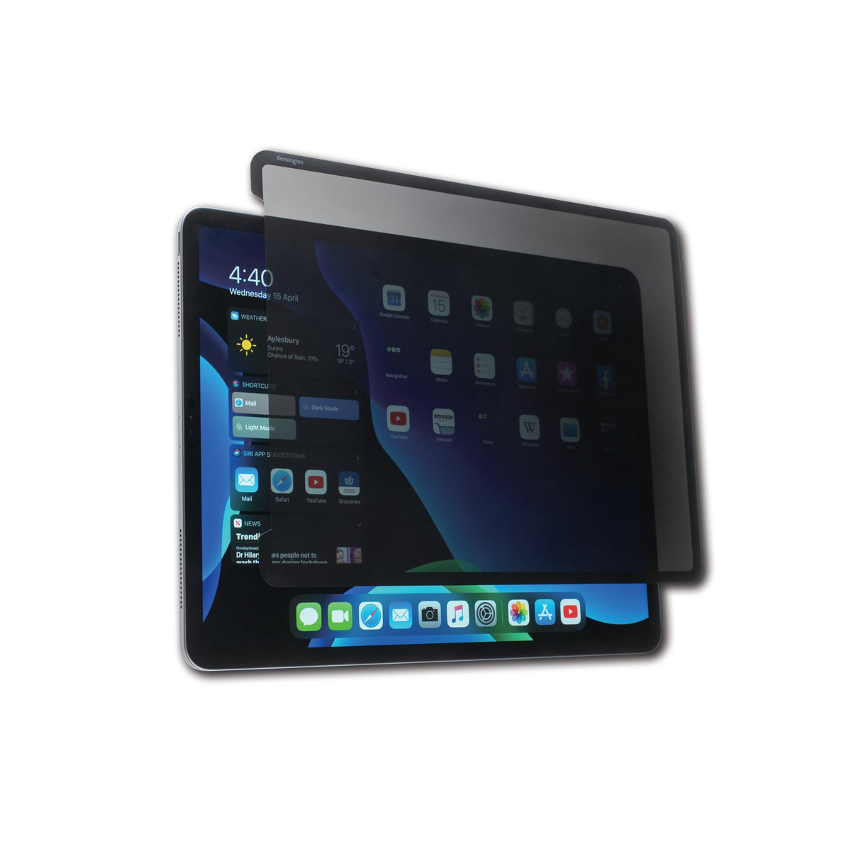 Kensington SA11 - Protector de ecrã para tablet - com filtro de privacidade - com 4 vias - amovível - adesivo - 11" - para Apple 11-inch iPad Pro (2.ª geração)