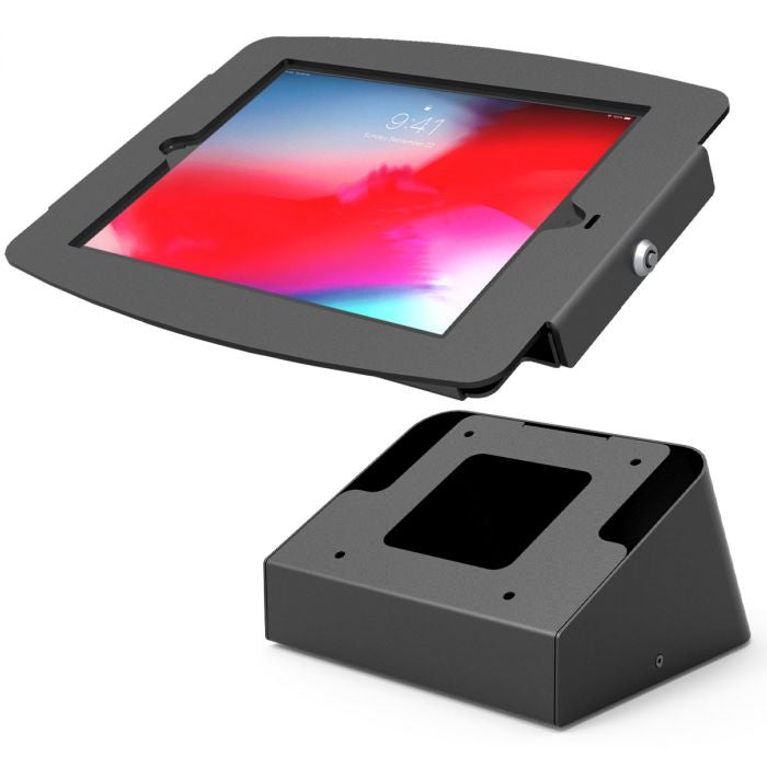 Compulocks Kiosk &amp; AV Capsule Tablet Stand - Platform - for tablet - black - Desktop Computer