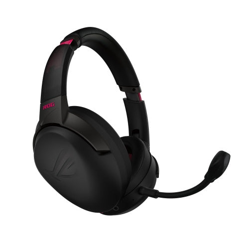 ASUS ROG Strix Go 2.4 Electro Punk - Audífonos - Tamaño Completo - 2.4GHz - Inalámbrico, Con Cable - Jack 3.5mm