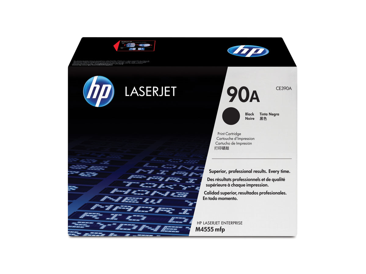 HP 90A - Black - Genuine - LaserJet - Toner Cartridge (CE390A) - for LaserJet Enterprise 600 M601, 600 M602, 600 M603, M4555