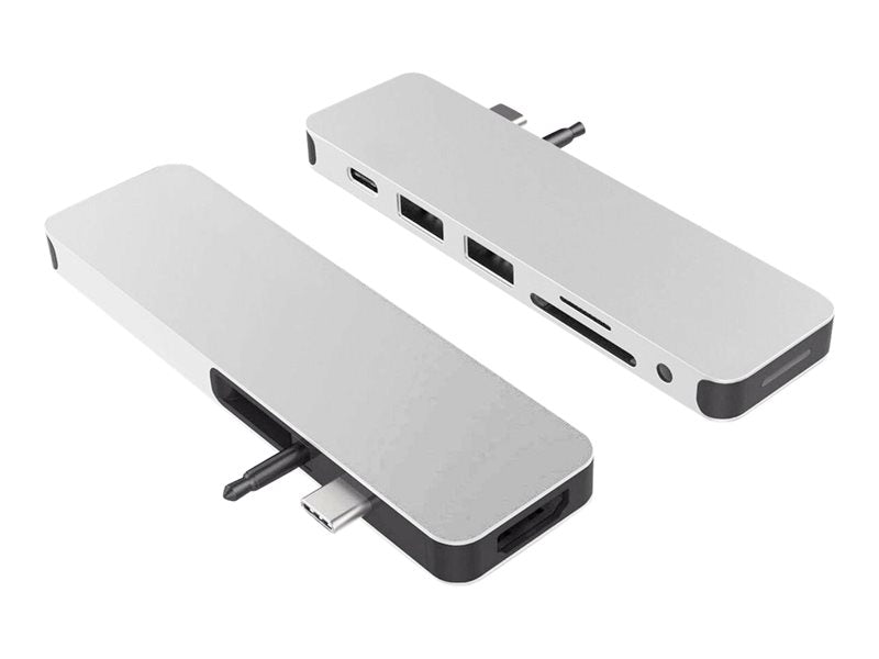 HyperDrive Solo 7-in-1 Hub - Estação de engate - USB-C - HDMI (GN21D-SILVER)