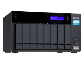 QNAP TVS-872X - Servidor NAS - 8 baias - SATA 6Gb/s - RAID (expansão de disco rígido) 0, 1, 5, 6, 10, 50, JBOD - RAM 8 GB - Gigabit Ethernet / 2.5 Gigabit Ethernet / 5 Gigabit Ethernet / 10 Gigabit Ethernet - iSCSI assistência