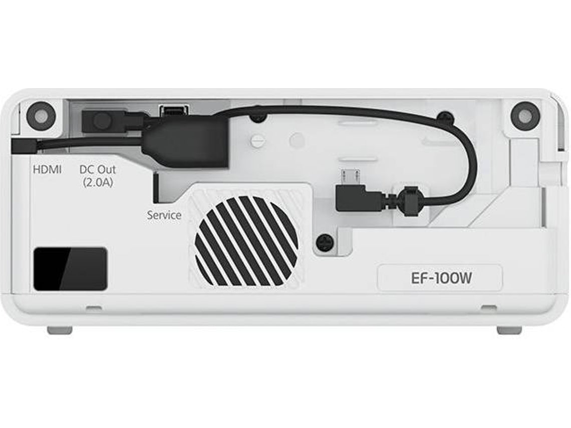 Epson EF-100W - 3 LCD Projectors - Portable - WXGA (1280x800) - 16:10 - 720p - Bluetooth - White