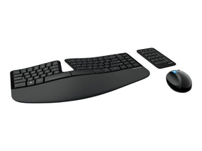 Microsoft Sculpt Ergonomic Desktop - Keyboard, Mouse and Numpad Combo - Wireless - 2.4GHz - English