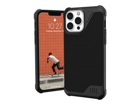 UAG Case for iPhone 13 Pro Max 5G [6.7-inch] - Metropolis LT Kevlar Black - Tampa posterior para telemóvel - KEVLAR reinforced material - black kevlar - 6.7" - para Apple iPhone 13 Pro Max