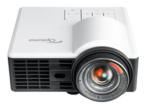 Optoma ML1050ST+ - DLP Projector - RGB LED - 3D - 1000 lumens - WXGA (1280 x 800) - 16:10 - 720p - Fixed Lens Short Throw Projection