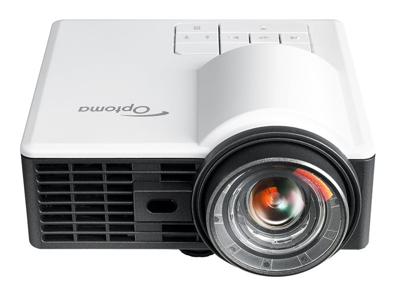 Optoma ML1050ST+ - Projector DLP - RGB LED - 3D - 1000 lumens - WXGA (1280 x 800) - 16:10 - 720p - lentes fixas de projeção de curta distância