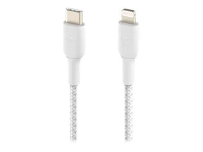 Belkin BOOST CHARGE - Lightning Cable - USB-C Male to Lightning Male - 1 m - White - USB Power Delivery (18W) - for Apple iPad/iPhone/iPod (Lightning) (CAA004BT1MWH)