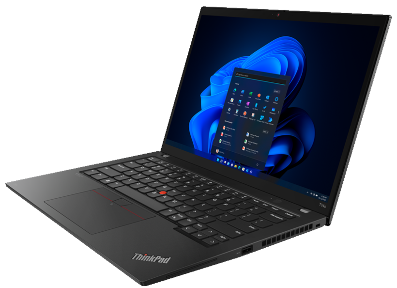 Lenovo ThinkPad T14s Gen 3 21BR - Design de dobradiças de 180 graus - Intel Core i7 1260P / 2.1 GHz - Evo - Win 10 Pro 64-bit (inclui Licença Windows 11 Pro) - Iris Xe Graphics - 16 GB RAM - 512 GB SSD TCG Opal Encryption 2, NVMe - 14" IPS 1920 x 120