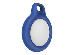 Belkin - Soporte de seguridad antipérdida para etiqueta Bluetooth - Azul - para Apple AirTag (F8W974BTBLU)