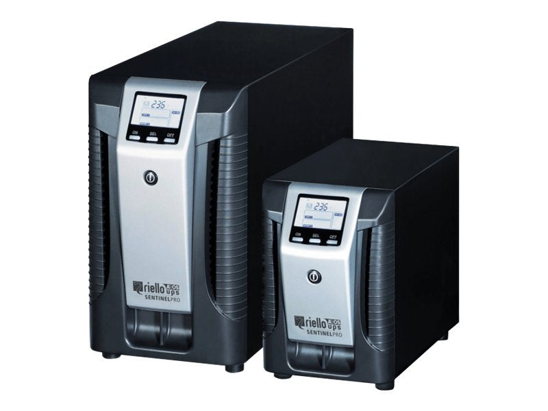 Riello UPS Sentinel Pro SEP 2200 - UPS - AC 220/230/240 V - 1980 Watt - 2200 VA - RS-232, USB - output connectors: 8 - black (SEP 2200)