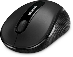 Microsoft Wireless Mobile Mouse 4000 - Mouse - left and right handed - optical - 4 buttons - wireless - 2.4 GHz - USB wireless receiver - graphite