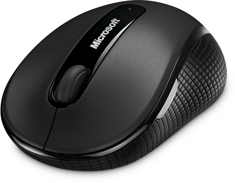 Microsoft Wireless Mobile Mouse 4000 - Rato - destros e canhotos - óptico - 4 botões - sem fios - 2.4 GHz - receptor sem fio USB - grafite