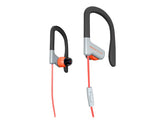 Energy Sport 1 - Auscultadores intra-aurais com microfonoe - intra-auricular - montagem sobre a orelha - com cabo - macaco de 3,5 mm - vermelho