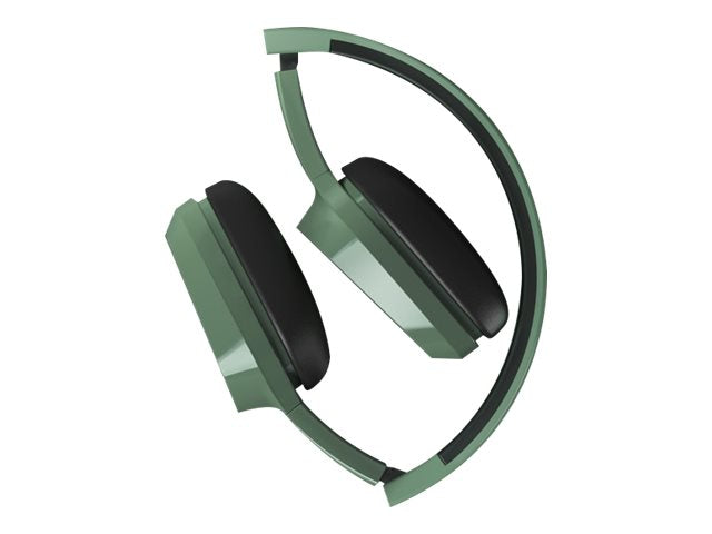 Energy Headphones 1 - Auscultadores supra-aurais com microfonoe - no ouvido - com cabo - macaco de 3,5 mm - isolamento de ruído - verde