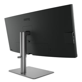 BenQ DesignVue PD3420Q - PD Series - LED monitor - 34" - 3440 x 1440 UWQHD @ 60 Hz - IPS - 400 cd/m² - 1000:1 - DisplayHDR 400 - 5 ms - 2xHDMI, DisplayPort, USB-C - speakers - dark gray