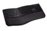 Kensington Pro Fit Ergo Wireless Keyboard - Teclado - sem fios - 2.4 GHz, Bluetooth 4.2 - Francês - preto