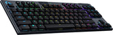 Logitech Gaming G915 TKL - Teclado - Retroiluminación - USB, Bluetooth, LIGHTSPEED - AZERTY - Francés - Switch: GL Tactile - Carbón