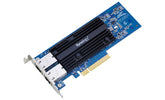 Synology E10G18-T2 - Adaptador de red - PCIe 3.0 x8 de bajo perfil - Ethernet de 10 Gb x 2