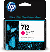 HP 712 - 29 ml - magenta - original - DesignJet - tinteiro - para DesignJet Studio, T210, T230, T250, T630, T650